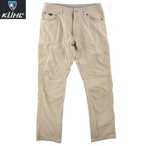 Kuhl Vented Hiking Pants Stretch Lightweight Khaki Men's "32x32" Real 32x31